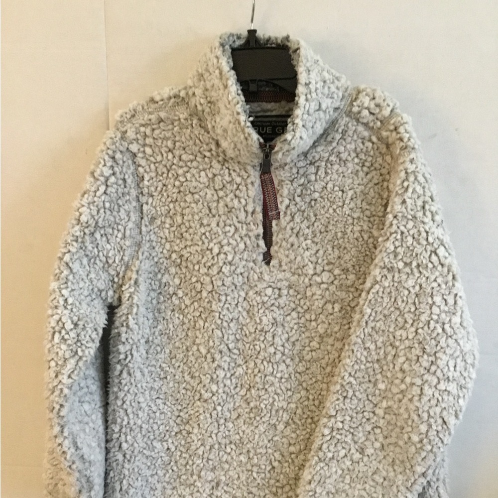True Grit Oatmeal colored Sherpa Pullover
